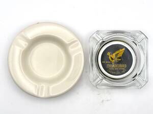 Del Webb's Thunderbird Hotel Casino Las Vegas Shenango Ashtrays Set of 2